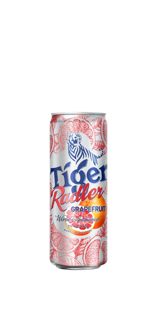 Tiger Radler Grapefruit Bottle
