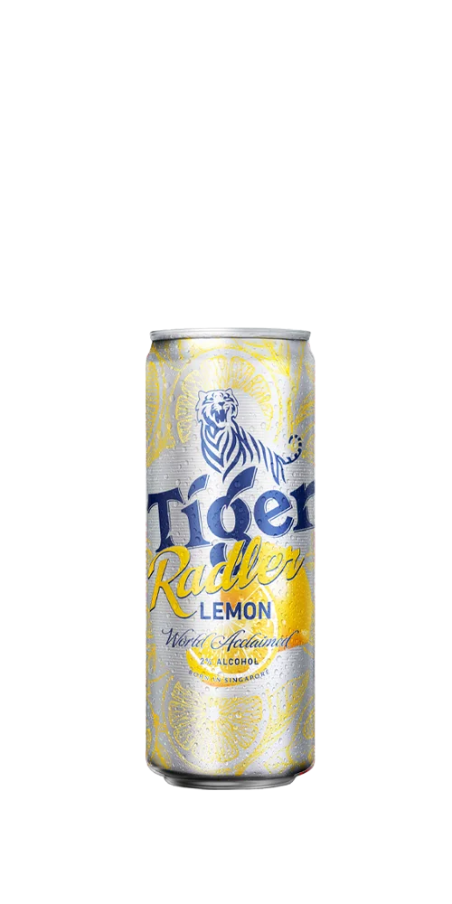 Tiger Radler Lemon Bottle