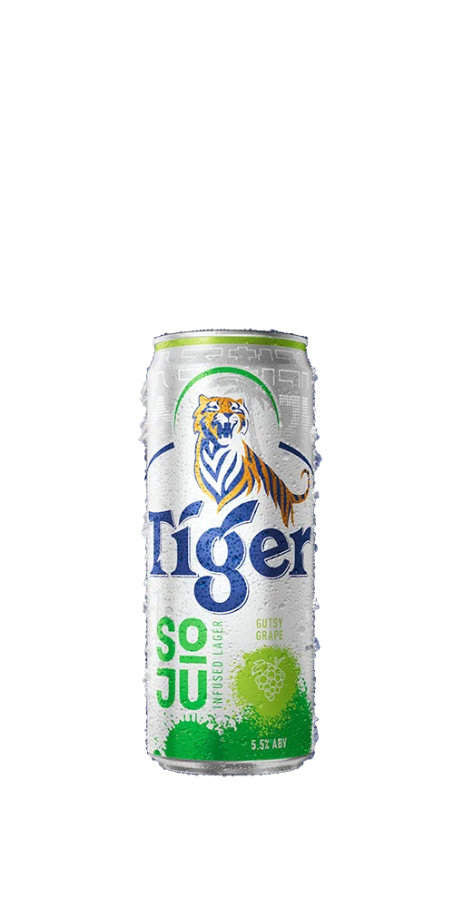 Tiger Soju Infused Lager Cheeky Plum Bottle