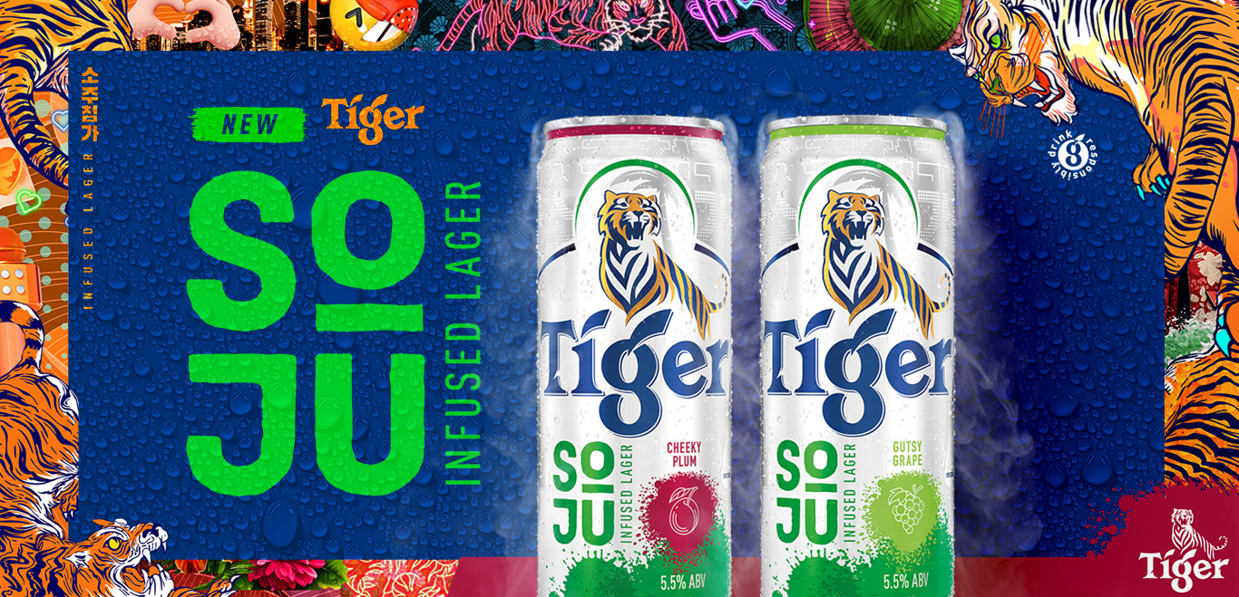 Riding the K-wave with Tiger Soju Infused Lager