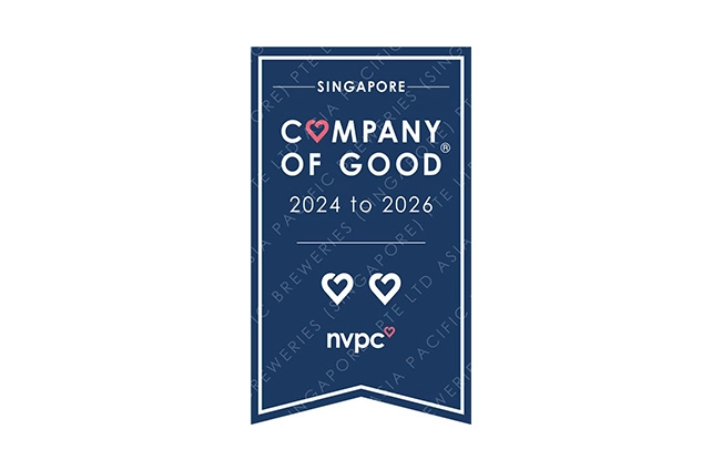 Conferred as a Company of Good – 2 Hearts by National Volunteer and Philanthropy Centre (NVPC) in 2024.