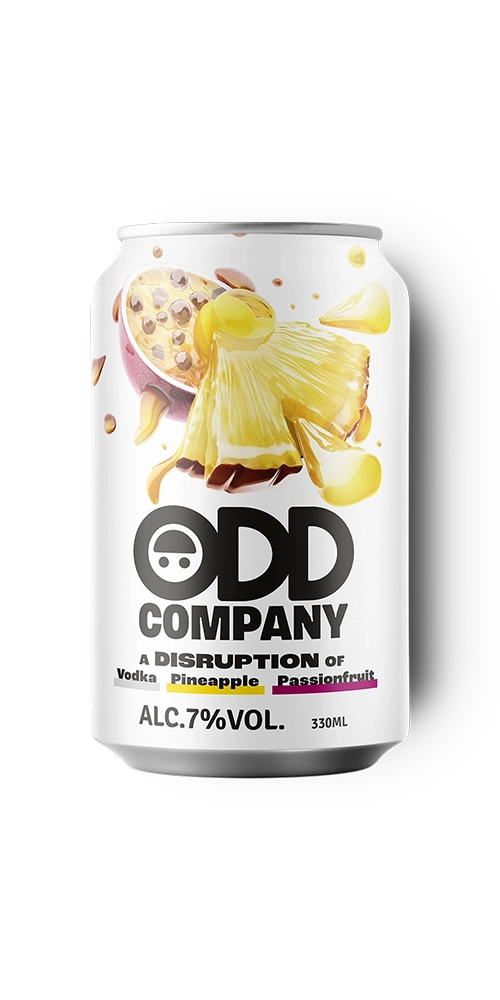 Odd Company A Disruption of Vodka, Pineapple & Passionfruit Bottle